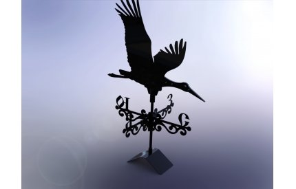 Флюгер "Аист"