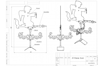 Флюгер ангел
