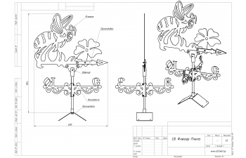 Флюгер пчела